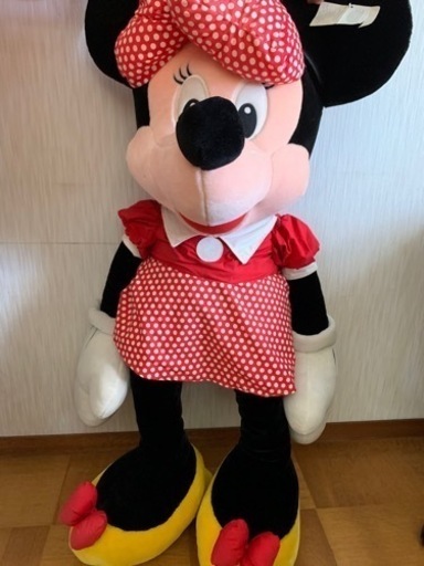お値下げしました ディズニー ミニー特大ぬいぐるみ なが 新検見川の子供用品の中古あげます 譲ります ジモティーで不用品の処分