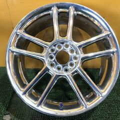 No.704　17インチ　メッキホイール　17×7JJ　オフセット＋50　5穴　PCD100/114.3　4本セット