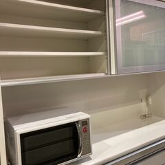 【愛品館市原店】松田家具スライド式カウンター搭載キッチンボード【愛市IKB】