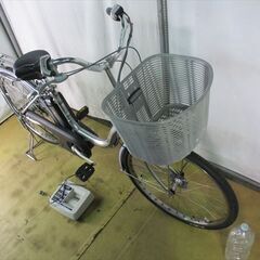 B742☆整備済み 中古電動自転車☆ブリヂストン アシスタ ガンメタ 8.4 