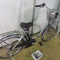 B742☆整備済み 中古電動自転車☆ブリヂストン アシスタ ガンメタ 8.4 