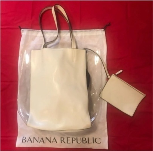 新品 ［バナナリパブリック］本革トートバッグ