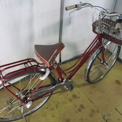 B747　限定特価　整備済み★ブリヂストン　カジュナ　赤茶★ 中古自転車 【26インチ 】