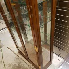 カリモク Domani ドマーニ モーガントン ガラスキャビネット 飾り棚ガラスケース 