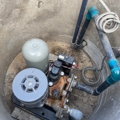 井戸水用のポンプの取替え