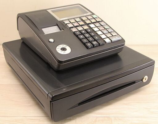 CASIO カシオ 電子レジスター NL-300 鍵付き ブラック (J1024kwxY)