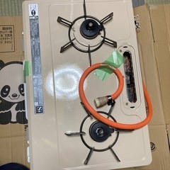 ガスコンロ　LP(プロパン)美品　2020年4月購入