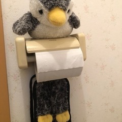 【ネット決済】トイレットペーパー　カバー　ペンギン