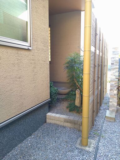 目隠しフェンス　竹垣　和風