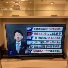 【ネット決済】美品　テレビボード　ハイタイプ 