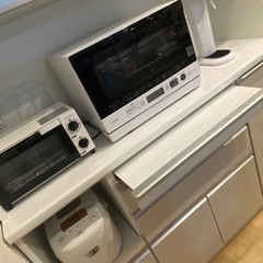 ホワイト食器棚！美品！