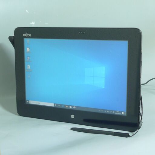 新生活応援セール 在庫処分 タブレット SSD 中古良品 10.1型 富士通 ARROWS Tab Q555/K64 Atom 4GB 無線 Bluetooth カメラ Win10 Office