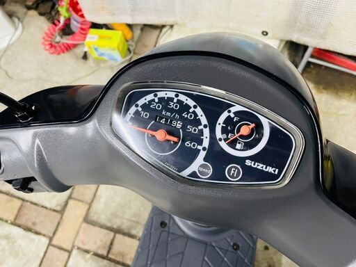 ☆実動！ レッツ4G Fi 燃料計付モデル シートカバー新品 千葉 木更津 配送