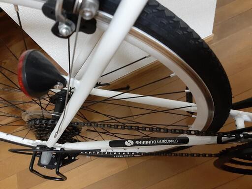【取引終了】自転車 シマノ21段変速ギア  ロードバイク メーカー：grandir 700×28c 仏式バルブ