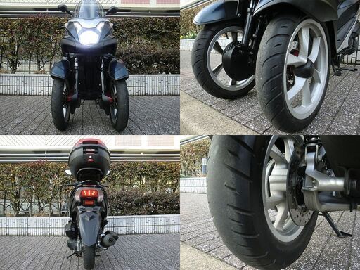 ☆普通免許仕様トリシティ125ワイドトレッド！GIVI製トップケース LED