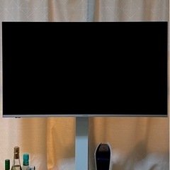 43インチのテレビ(純正スタンド)&テレビ台(立たせる)