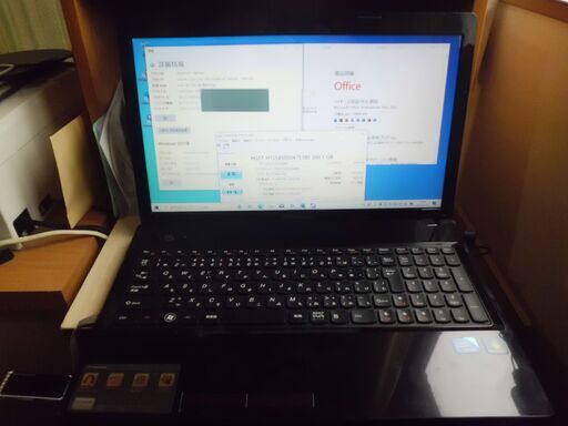 ﾁｮｲ訳ｱﾘ　ﾜｰﾄﾞｴｸｾﾙ2021付 ﾚﾉﾎﾞ ﾉｰﾄPC G580 win10