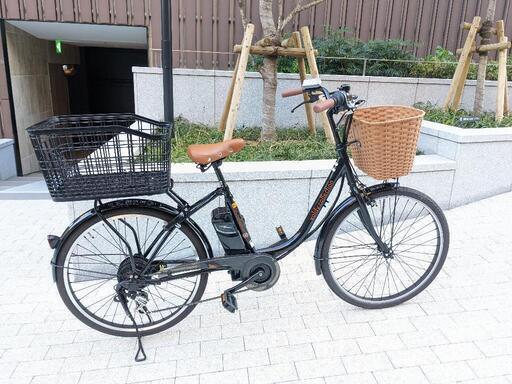 カゴ付、電動自転車