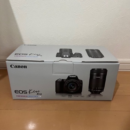 【早い者勝ち】新品未開封Canon EOS KISS X10 ダブルレンズセットの画像