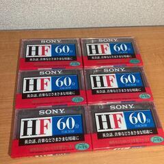 【新品未開封】カセットテープ（SONY C-60HFA）6個セット