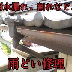 【見積無料】　雨どい(トヨ)修理・外壁修理など、火災保険の無料診...