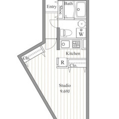 🌿初期費用2万円・家賃2ヶ月分無料・敷礼0🌿打ちっぱなしデザイナーズ🌱練馬春日台1R🌿初期費用格安で新生活🌍  - 不動産