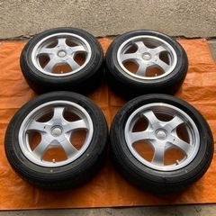 🌈185/60R15 6分山ラジアルタイヤ＆アルミセット