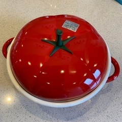 受け渡し決まりました　トマト型　ホーロー鍋