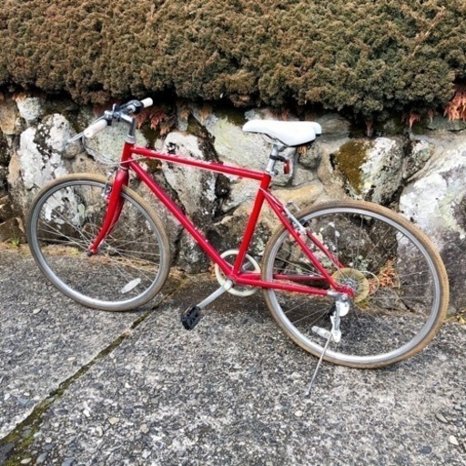 クロスバイク(ピストバイク) ミヤタフリーダム 湘南シリーズ 1ギア クロモリ ピンク 配送無料 クロスバイク(ピストバイク) ミヤタフリーダム 湘南シリーズ 1ギア