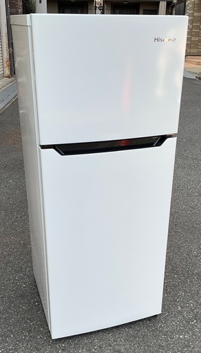 【RKGRE-814】特価！ハイセンス/Hisense/120L 2ドア冷凍冷蔵庫/HR-B1201/中古品/2019年製/当社より近隣無料配達！