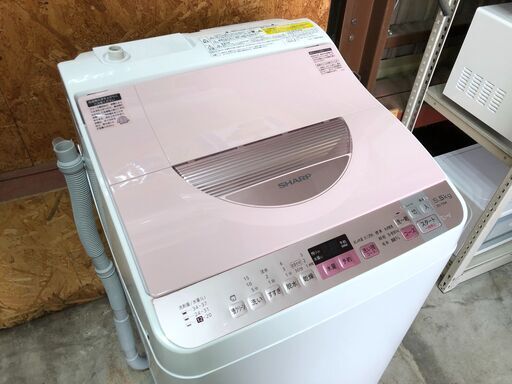 動作保証あり】SHARP シャープ 2017年 ES-TX5A 5.5kg/3.5kg 洗濯乾燥機