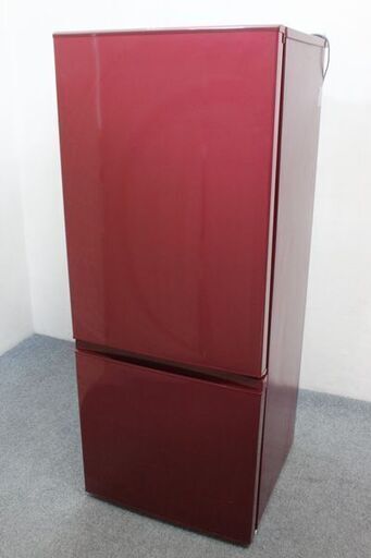 アクア AQR-18H(R) 冷蔵庫 184L 右開き ルージュ 単身者用 一人暮らし 耐熱100℃テーブル 2019年製 AQUA 中古家電 店頭引取歓迎 R5252)