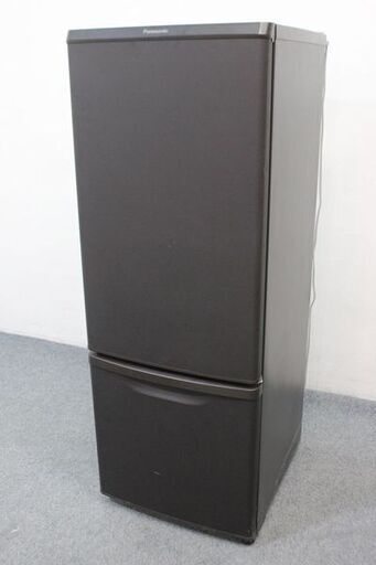 パナソニック NR-B17DW-T パーソナル冷蔵庫 168L 右開き 2ドア マットビターブラウン 2020年製 Panasonic 中古家電 店頭引取歓迎 R5254)