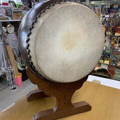 ☆来店限定☆ □和太鼓 台座・バチ付き