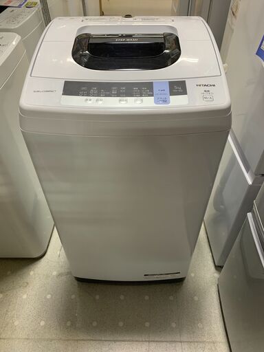 ★来店限定★　□日立　5kg全自動洗濯機　NW-50C　2019年製