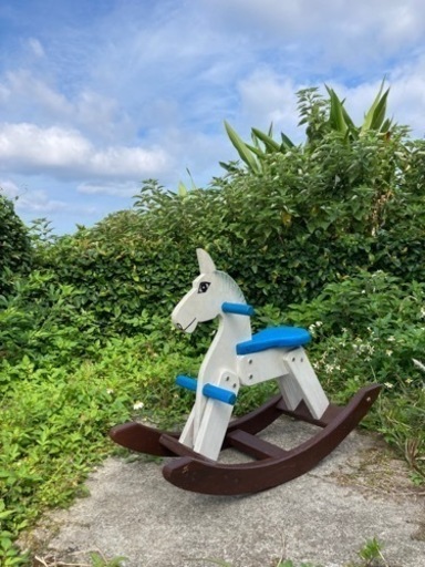ハンドメイド木馬の画像