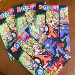 【取引中】【未使用】ドラゴンボールZ　ぬりえ　４冊セット