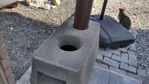 大人女性の 薪ストーブ】ジモティーで揃えたもので作ってみました。 その他