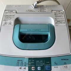 【ネット決済】【値下げ】HITACHI 洗濯機 NW-5SR