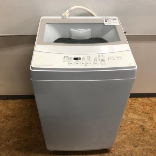 2019年製 ニトリ 洗濯機 6kg 美品 動作○ クリーニング済み
