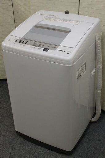 日立 HITACHI NWR705-W 全自動洗濯機 7kg シャワー浸透洗浄 白い約束 おいそぎコース 2021年製 HITACHI  中古家電 店頭引取歓迎 R5213)