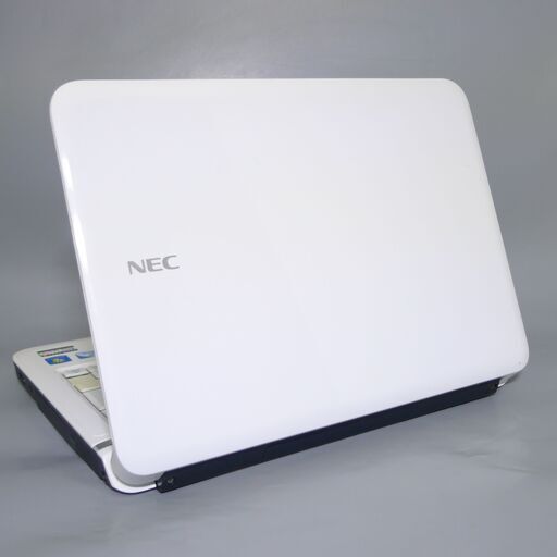 美品 Wi-Fi有 ノートパソコン 14型ワイド NEC PC-LE150C1 ホワイト
