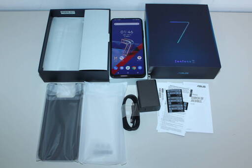 国内版SIMフリー Asus ZenFone7 ZS670KS-BK128S8 5G Dual 128GB 8GB ...