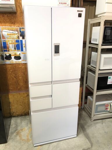 動作保証あり】SHARP シャープ 2019年 SJ-GA50E 502L 6ドア冷凍冷蔵庫