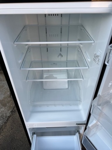 □東芝 2017年製 2ドア冷凍冷蔵庫 GR-M15BS(K)□TOSHIBA 単身向け