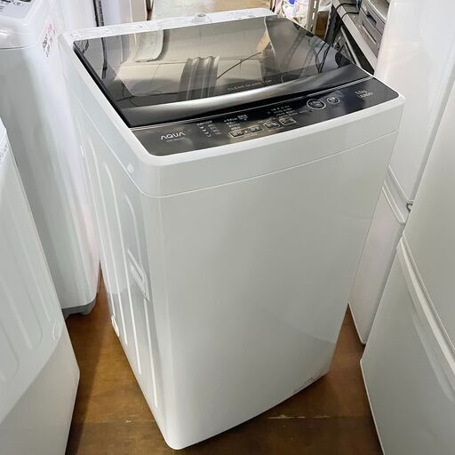 ☆格安☆高年式☆2021年製 単身者用 洗濯機(5K) アクア AQW-G50JJ 品 
