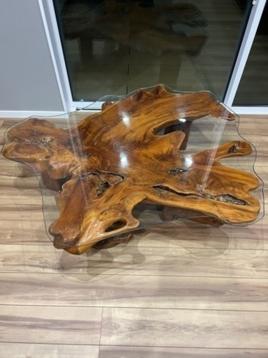 一点物☆重厚な大木テーブル 一枚板テーブル