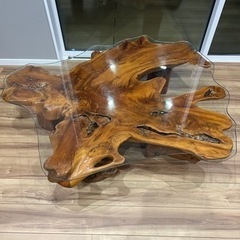 一点物☆重厚な大木テーブル 一枚板テーブル