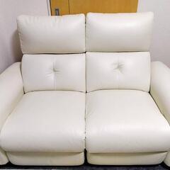 【送料無料】ニトリ　電動リクライニングソファー 2人掛け 電動リクライニングソファ ニトリ 2人掛け