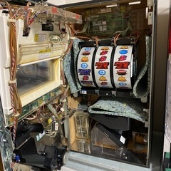 パチスロ 新鬼武者 蒼鬼パネル スロット実機 家庭用電源100V コイン不要機